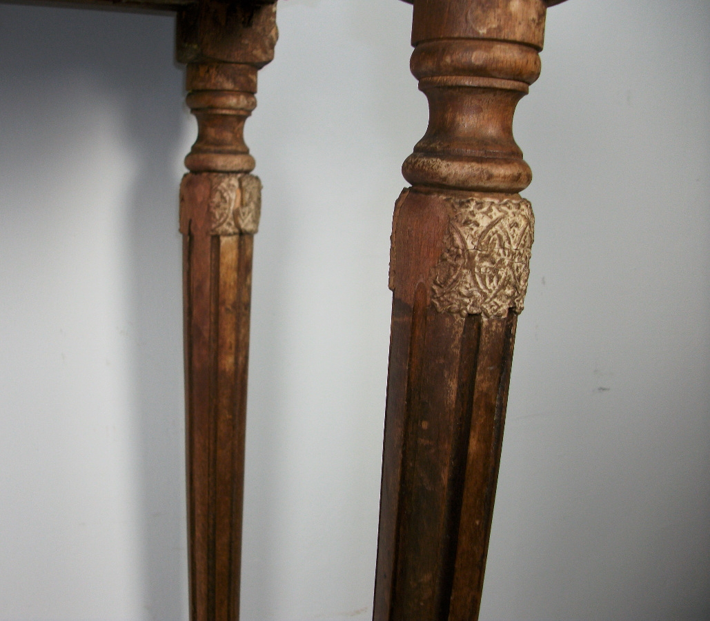 A Fine 19th Century French Walnut Console Table